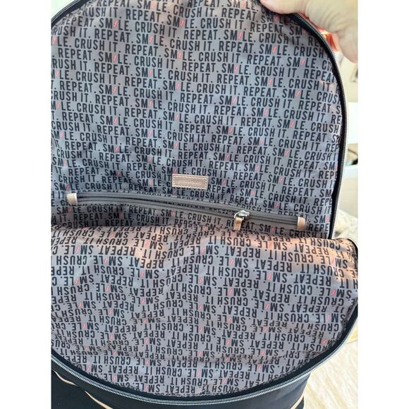 Stella and Dot black backpack Crush It - great condition main image 6